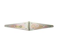 National Hardware N127-910 Strap Hinges 12In Zn PLT, Zinc Plated, 12 Inch