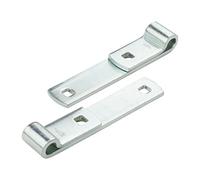 National Hardware N130-005 290BC Screw Hook/Strap Hinges in Zinc Plated, 2 Pack,6 Inch