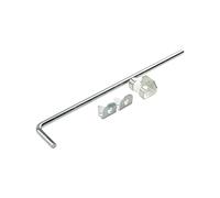 National Hardware N177-196 Cane Bolt, Zinc Plated, 1/2 in x 18 in