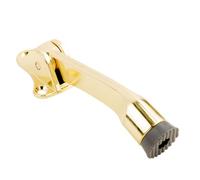 National Hardware N184-259 N184259 DR STP KICKDOWN 4IN Door Stop, Brass, 4 Inch