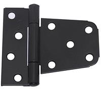 National Hardware N220-129 V287 Extra Heavy Gate Hinges in Black (Pack of 2) 3.5"