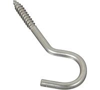 National Hardware N220-814 2153BC Screw Hook in Stainless Steel,1/4" x 4-1/4"