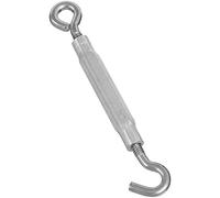 National Hardware N221-952 2173BC Hook and Eye Turnbuckle in Stainless Steel,1/4" x 7-1/2"