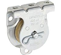 National Hardware N233-247 3219BC Wall/Ceiling Mount Single Pulleys in Zinc, 1-1/2 in.
