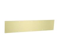 National Hardware N270-351 Kick Plate, Brushed Gold, 6" × 30"