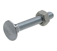National Hardware N280-859 V7652 Flat Head Carriage Bolts and Nuts in Zinc plated, 12 pack,1/4" - 20 x 1-3/4"