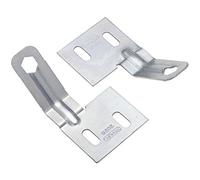 National Hardware N344-895 Folding Door Aligner, Steel, Zinc Plated, 0