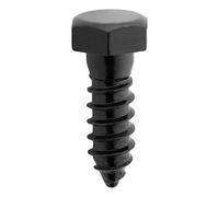 National Hardware N800-123 Lag Screw 1/2" x 1 1/2", Black,12