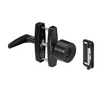 National Hardware V1307 1-1/2,1-3/4,3" Universal Knob Latch in Black