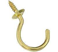 National Hardware V2021 1-1/2" Cup Hook in Solid Brass