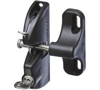 National Hardware V6201 LTCH BLK N346-201 4-9/16" LokkLatch Automatic Keyed Gate Lock Latch in Black