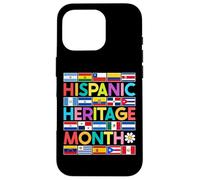 National Hispanic Heritage Month All Countries Flags Case for iPhone 16 Pro