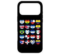 National Hispanic Heritage Month All Countries Flags Hearts Case for iPhone 17 Pro Max