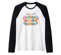 National Hispanic Heritage Month Proud Latin Americans Raglan Baseball Tee