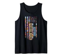 National Hispanic Heritage Month, United States Flag Tank Top