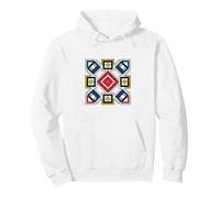 National Holiday May Bulgarian Folk Motif Shevitsa Pattern Pullover Hoodie