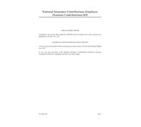 National Insurance Contributions (Employer Pensions Contributions) Bill [as brought from the Commons] (House of Lords) HLB 164