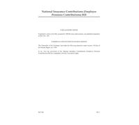 National Insurance Contributions (Employer Pensions Contributions) Bill (House of Commons) HCB 344