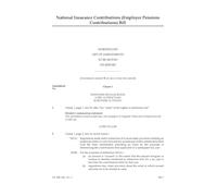 National Insurance Contributions (Employer Pensions Contributions) Bill Marshalled List of amendments to be moved on report (House of Lords) HLB 164 R I