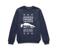 National Lampoon Griswold Vacation Ugly Knit Christmas Jumper - Navy - L