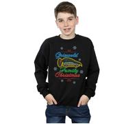 National Lampoon's Christmas Vacation Boy's Griswold Family Christmas Sweatshirt in Black | Size: 7-8 Years National Lampoon's Christmas Vacation Black 7-8 Years
