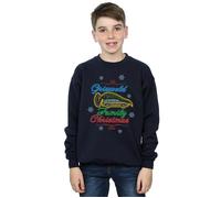 National Lampoon's Christmas Vacation Boy's Griswold Family Christmas Sweatshirt in Navy | Size: 5-6 Years National Lampoon's Christmas Vacation Navy 5-6 Years