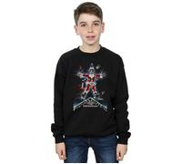 National Lampoon's Christmas Vacation Boy's Poster Sweatshirt in Black | Size: 5-6 Years National Lampoon's Christmas Vacation Black 5-6 Years