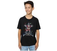 National Lampoon's Christmas Vacation Boy's Poster T-Shirt in Black | Size: 12-13 Years National Lampoon's Christmas Vacation Black 12-13 Years