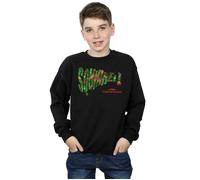 National Lampoon's Christmas Vacation Boy's Squirrel Tree Sweatshirt in Black | Size: 7-8 Years National Lampoon's Christmas Vacation Black 7-8 Years