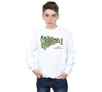 National Lampoon's Christmas Vacation Boy's Squirrel Tree Sweatshirt in White | Size: 7-8 Years National Lampoon's Christmas Vacation White 7-8 Years