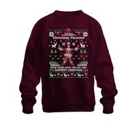 National Lampoons Christmas Vacation Clark Griswold Christmas Unisex Sweatshirt Pullover, burgundy, XXL
