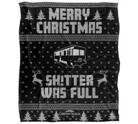 National Lampoons Christmas Vacation Fair Isle Christmas Blanket Multicoloured (36In X 58In)