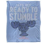 National Lampoons Christmas Vacation Get Ready To Stumble Blanket Multicoloured (36In X 58In)