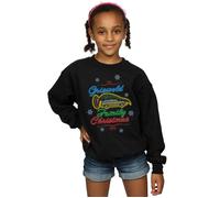 National Lampoon's Christmas Vacation Girl's Griswold Family Christmas Sweatshirt in Black | Size: 12-13 Years National Lampoon's Christmas Vacation Black 12-13 Years