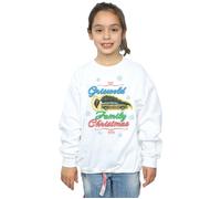 National Lampoon's Christmas Vacation Girl's Griswold Family Christmas Sweatshirt in White | Size: 9 Years National Lampoon's Christmas Vacation White 9 Years