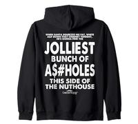 National Lampoon's Christmas Vacation Jolliest Bunch Text Zip Hoodie