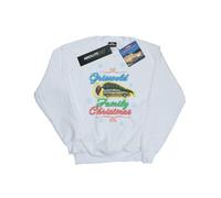 National Lampoon's Christmas Vacation Men's Griswold Family Sweatshirt in White | Size: XL National Lampoon's Christmas Vacation White XL
