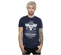 National Lampoon's Christmas Vacation Men's Merry Christmoose T-Shirt in Navy | Size: Small National Lampoon's Christmas Vacation Navy S