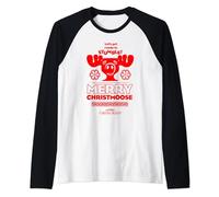 National Lampoon's Christmas Vacation Merry Christmoose Raglan Baseball Tee