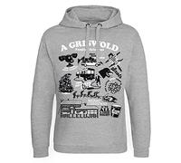 National Lampoon's Christmas Vacation Officially Licensed Christmas Icons Epic Hoodie (Heather Grey), XX-Large