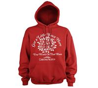 National Lampoon's Christmas Vacation Officially Licensed Got a Little Knot Here Hoodie (Red), X-Large