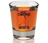 National Lampoons Christmas Vacation Shot Glass - Shitters Full Shot Glass - Cousin Eddie Griswold Christmas Vacation Gifts