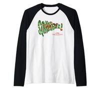 National Lampoon's Christmas Vacation Squirrel Tree Raglan Baseball Tee