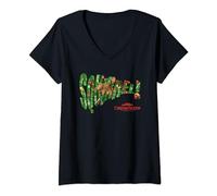National Lampoon's Christmas Vacation Squirrel Tree V-Neck T-Shirt