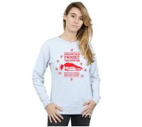 National Lampoon's Christmas Vacation Women's Eat My Dust Sweatshirt in Grey | Size: Medium National Lampoon's Christmas Vacation Grey M