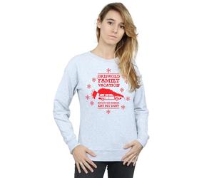National Lampoon's Christmas Vacation Women's Eat My Dust Sweatshirt in Grey | Size: XL National Lampoon's Christmas Vacation Grey XL