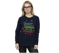 National Lampoon's Christmas Vacation Women's Griswold Family Christmas Sweatshirt in Navy | Size: Medium National Lampoon's Christmas Vacation Navy M