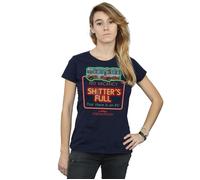 National Lampoon's Christmas Vacation Women's No Vacancy Cotton T-Shirt in Navy | Size: Small National Lampoon's Christmas Vacation Navy S