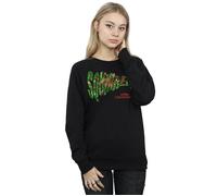 National Lampoon's Christmas Vacation Women's Squirrel Tree Sweatshirt in Black | Size: 2XL National Lampoon's Christmas Vacation Black 2XL