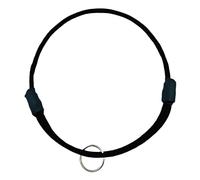 National Leash Mountain Rope Dog ID Collar- Lava Butte Black - Small (10"-16") Ultra Lite